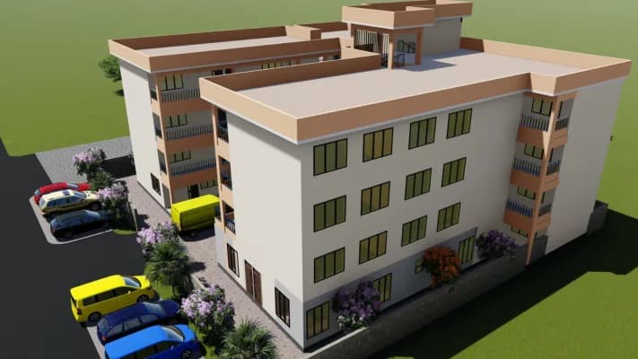 Architectural rendering of the proposed school expansion